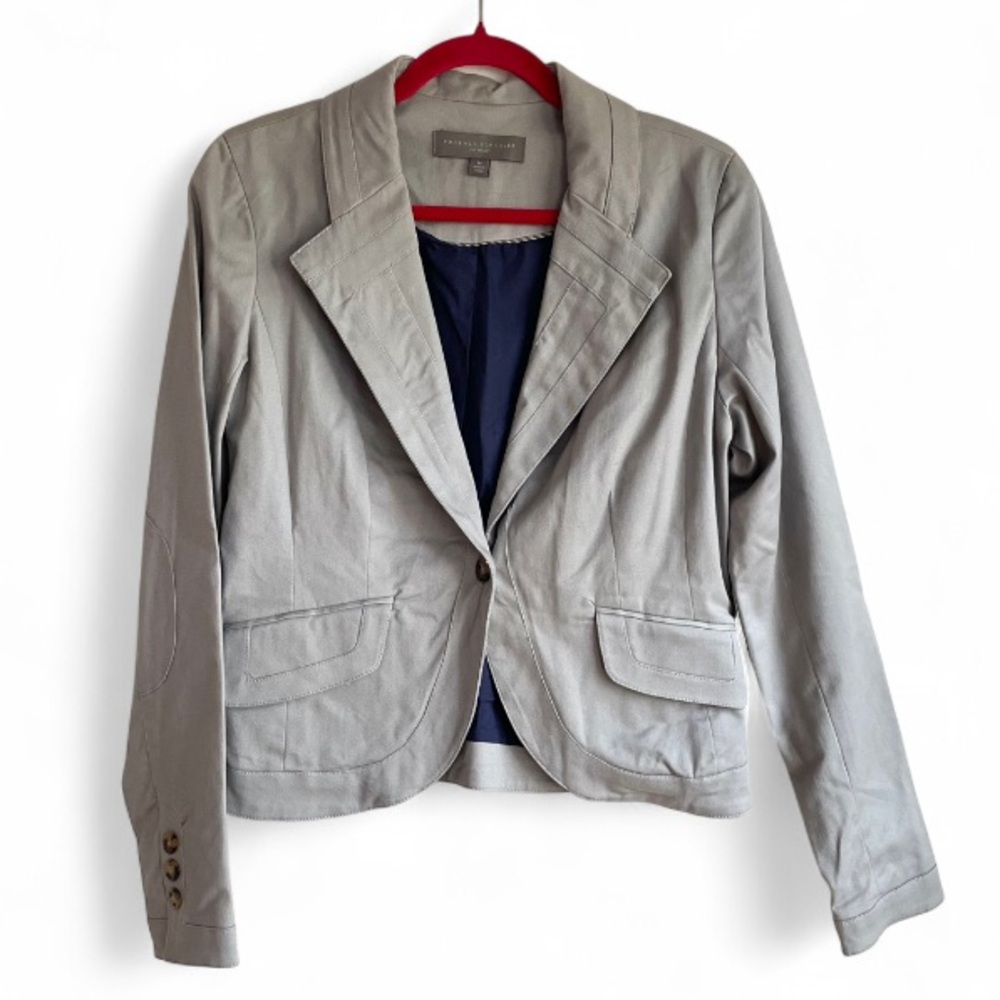 Proenza Schouler for Target Gray Cotton Blazer Jacket Size M